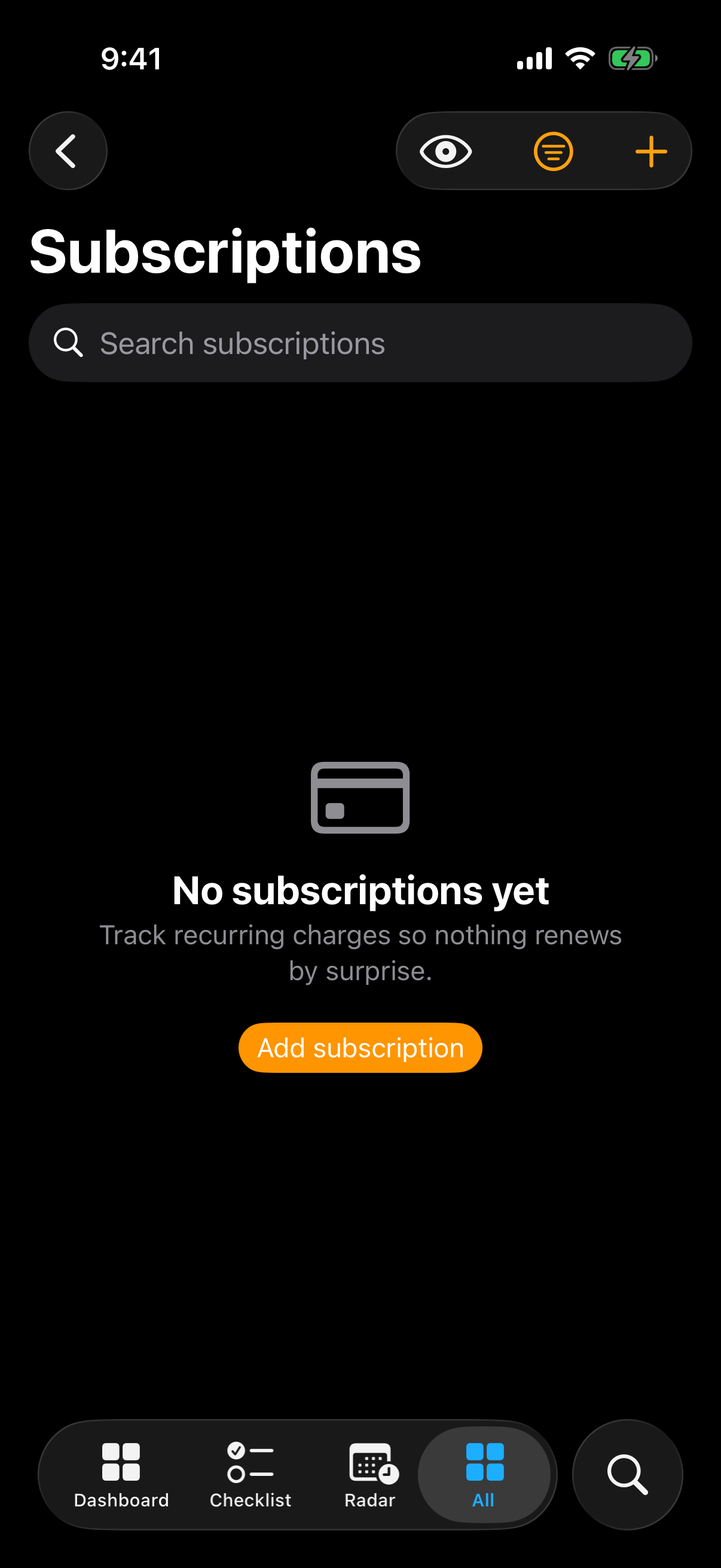 Subscriptions, the same.